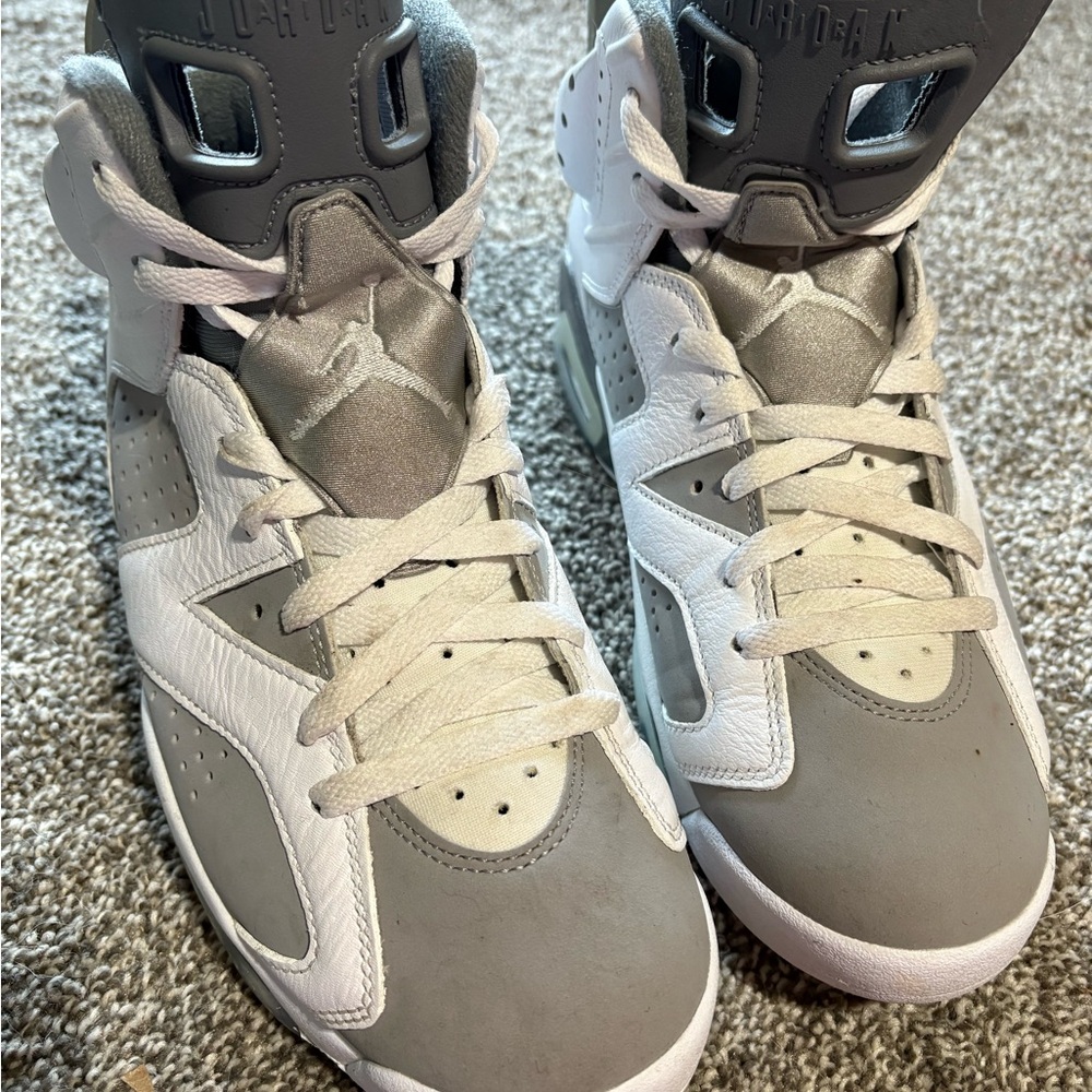 Nike Gray and White Athletic Shoes